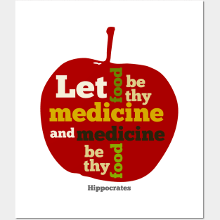 APPLE | Let Food be thy Medicine Posters and Art